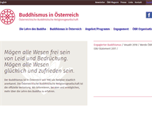 Tablet Screenshot of buddhismus-austria.at